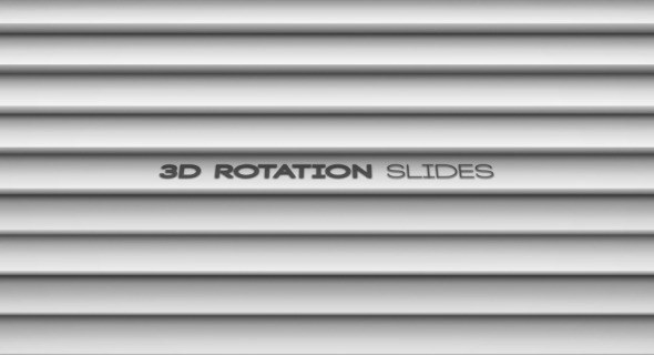 Videohive 3D Rotation Slides Logo Stings template preview