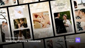 Videohive Reels - Wedding Preview Slideshow After Effects Project Files Product Promo template preview