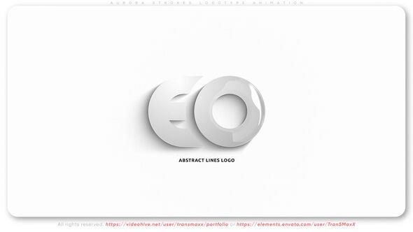 Videohive Abstract Lines Logo Logo Stings template preview