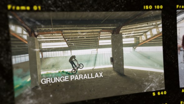 Videohive Grunge Parallax Media Slideshow Video Displays template preview