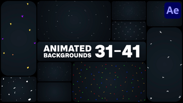 Videohive Animated Backgrounds for After Effects 50627685 Elements template preview