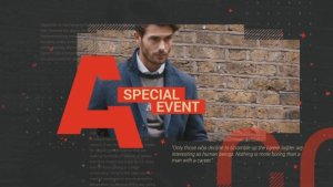 Videohive Special Event Presentation Video Displays template preview