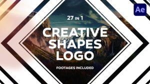 Videohive Creative Shapes Logo Openers template preview