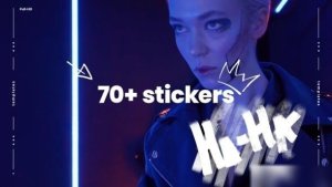 Videohive Animated Stickers Pack Elements template preview