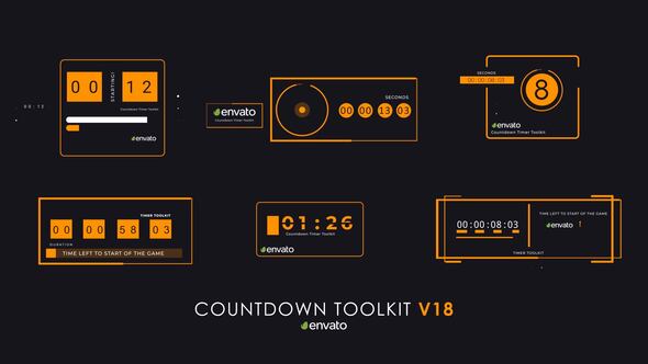 Videohive Countdown Timer Toolkit V18 Elements template preview