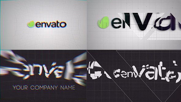 Videohive Glitch Logo 11967338 Logo Stings template preview