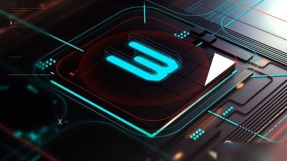 Videohive Chip Logo Logo Stings template preview