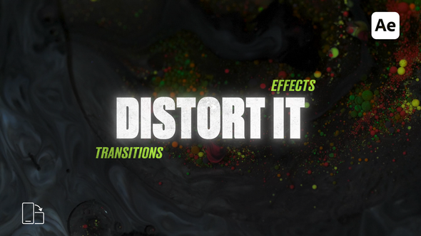 Videohive Distort It: Sleek and Stylish Distortion Transitions Elements template preview
