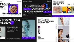 Videohive Portfolio Promo After Effect Video Displays template preview