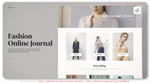 Videohive Fashion Journal Professional Promo Product Promo template preview