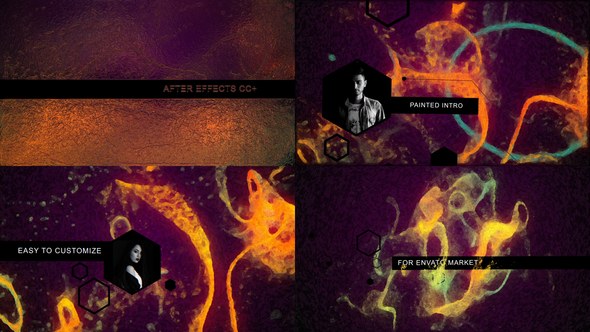 Videohive Painted Intro Openers template preview