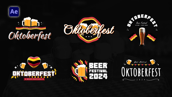 Videohive Oktoberfest Titles Pack Elements template preview