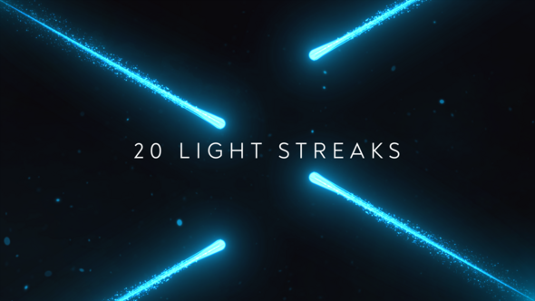 20 Light Streaks Background | Premiere Pro Premiere Pro template preview