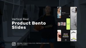 Videohive Product Bento Slides Vertical Reel Product Promo template preview