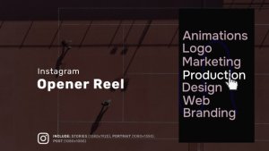 Videohive Instagram Opener Vertical Reel Openers template preview