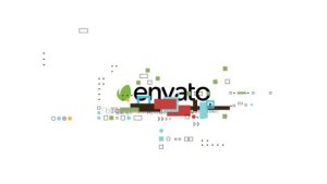 Videohive Shape Glitch Logo Logo Stings template preview