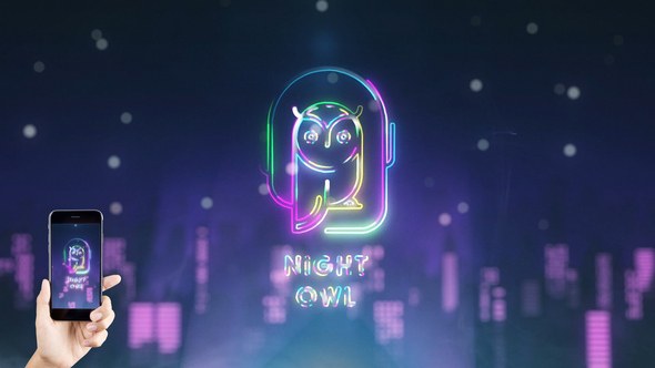 Videohive Night City Logo Reveal Logo Stings template preview