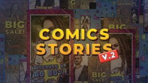 Videohive Comics Instagram Stories v.2 Elements template preview