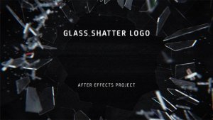 Videohive Glass Shatter Logo Logo Stings template preview