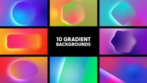 Videohive Gradient Backgrounds 43745488 Elements template preview