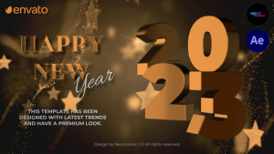 Videohive Happy New Year Intro 41063396 Broadcast-packages template preview