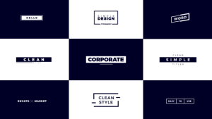 Videohive Corporate Titles 21458514 Titles template preview