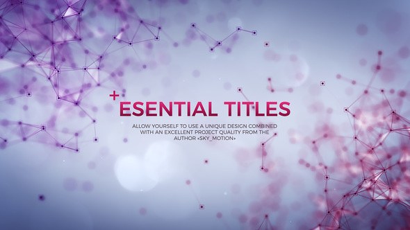 Videohive Esential Titles Titles template preview