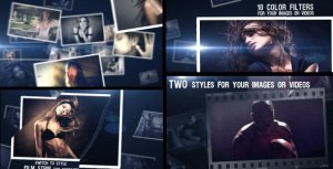 Videohive Cinematic Style Video Displays template preview