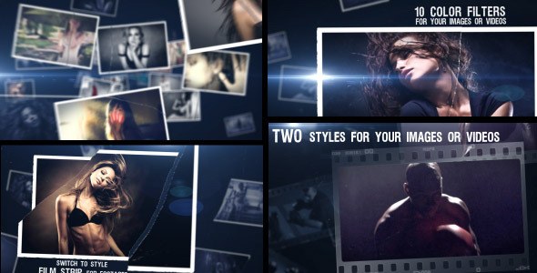 Videohive Cinematic Style Video Displays template preview