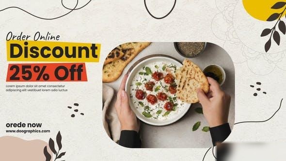 Videohive Food & Restaurant Digital Menu Video Displays template preview