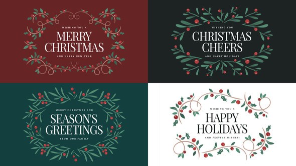 Videohive Christmas Titles 48882144 Titles template preview