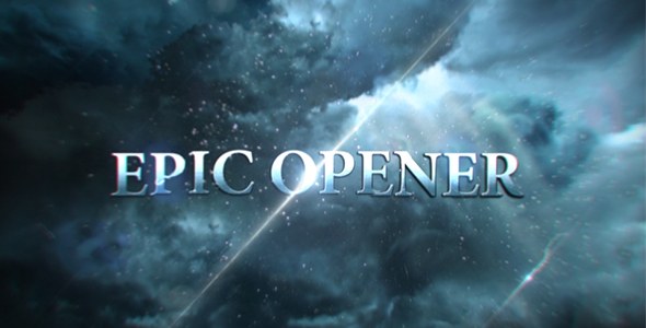 Epic Opener Video Displays template preview