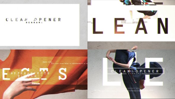 Videohive Clean Dynamic Opener Openers template preview