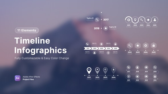 Videohive Timeline Infographics 58527873 Infographics template preview