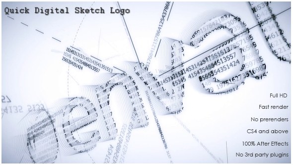 Videohive Quick Digital Sketch Logo Logo Stings template preview