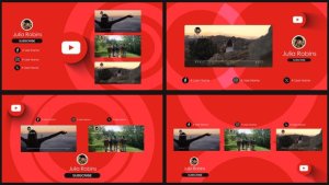 Videohive Youtube End Screens Pack V2 Broadcast-packages template preview