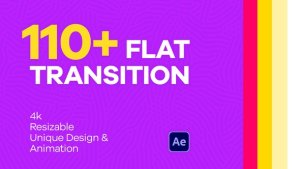 Videohive Flat Transition Pack Broadcast-packages template preview
