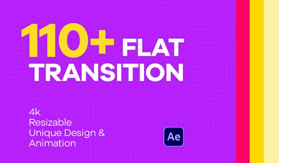 Videohive Flat Transition Pack Broadcast-packages template preview