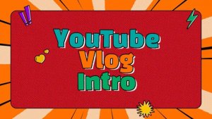 Colorful Pop Vlog Opener Openers template preview