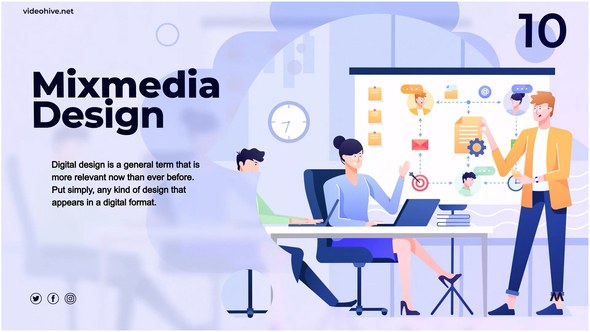 Videohive Smooth Corporate Slideshow Video Displays template preview
