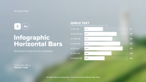 Videohive Infographic Horizontal Bar Charts Infographics template preview
