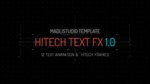 Hitech Text FX Video Displays template preview