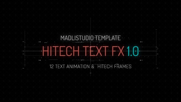 Hitech Text FX Video Displays template preview