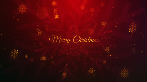 Christmas Greetings 02 Mogrt Video Displays template preview