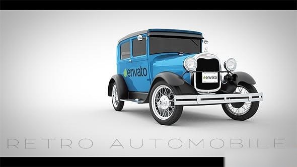 Videohive Retro Automobile Opener Logo Stings template preview