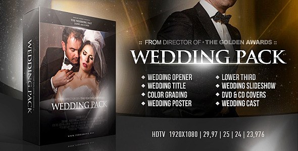 Videohive Wedding Pack Two Video Displays template preview
