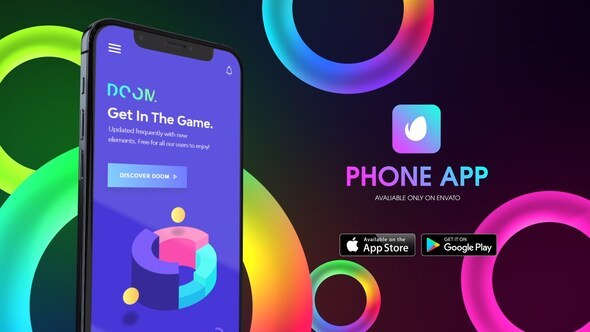 Videohive Phone App Promo 36838286 Product Promo template preview