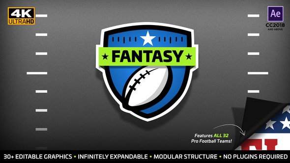 Fantasy Focus | Fantasy Football Kit Video Displays template preview