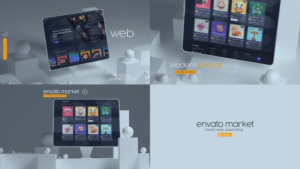 Videohive Web Mock-Up Presentation Product Promo template preview