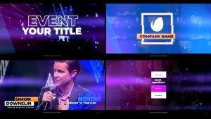 Event Promo Video Displays template preview